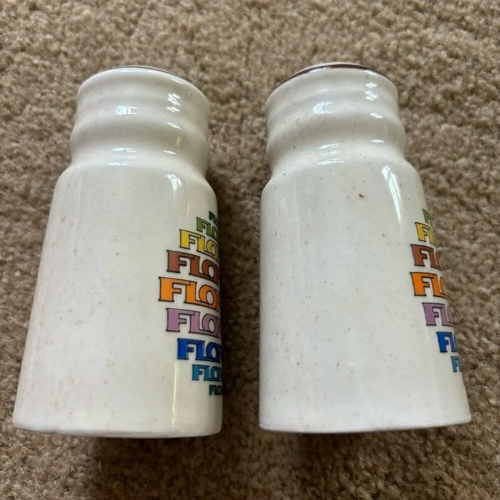 Florida Vintage 1980’s Ceramic Salt & Pepper Shakers